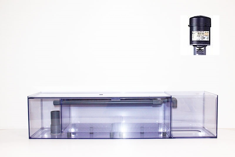 90センチ 上部フィルター レイシーポンプ対応 濾過槽 ガラス水槽-