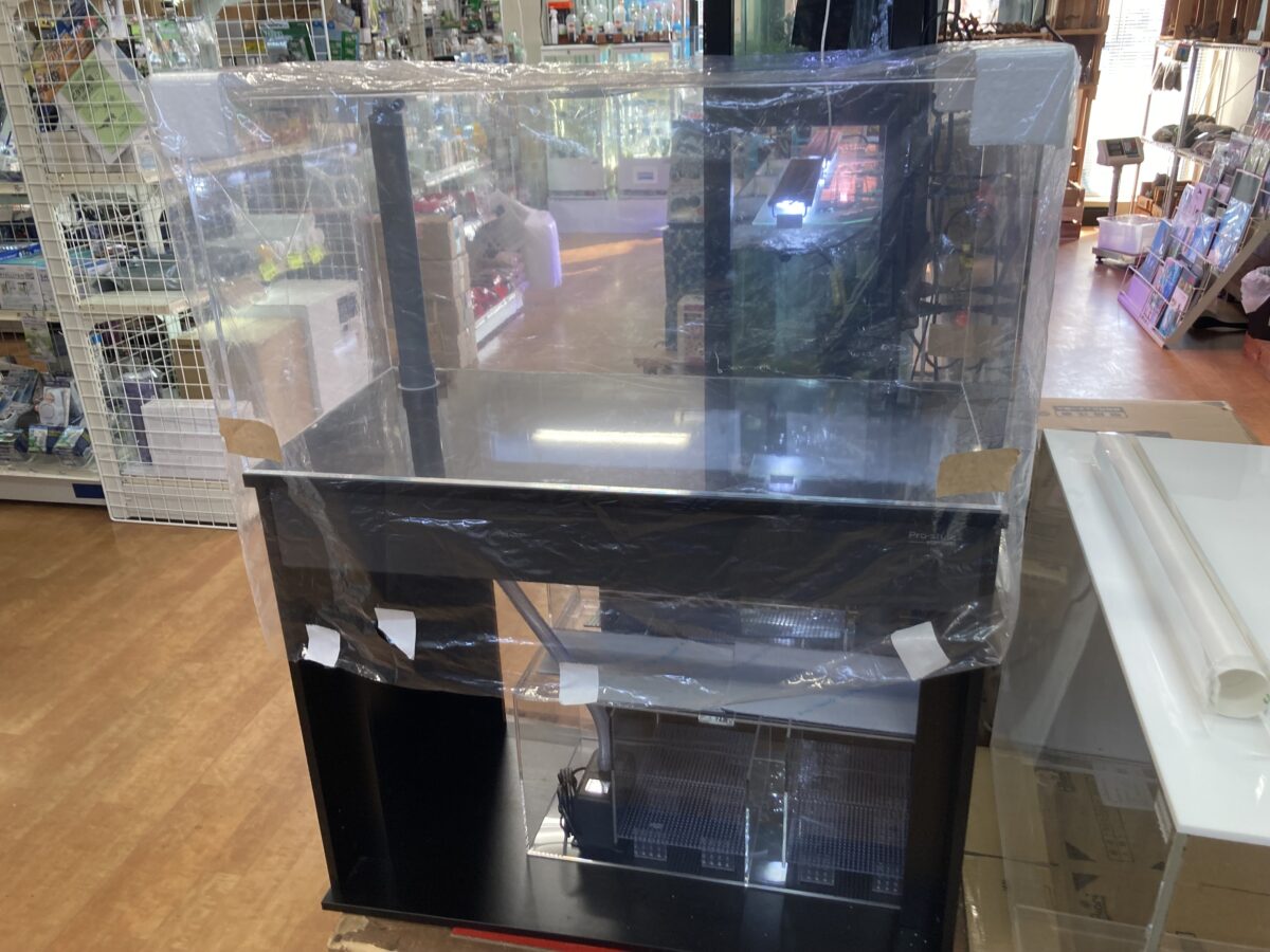 オーバーフロー水槽製作中