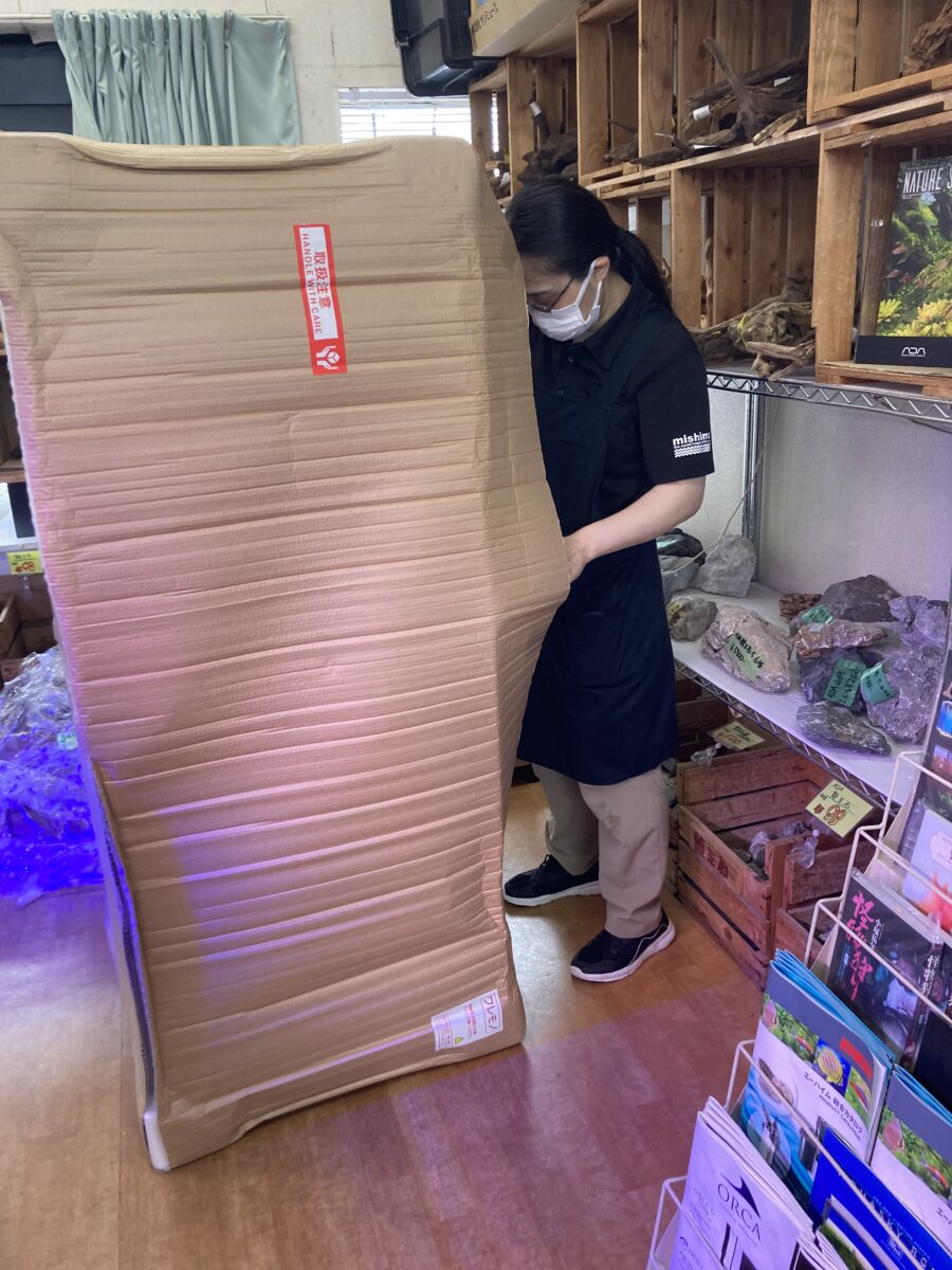 アクリル水槽入荷